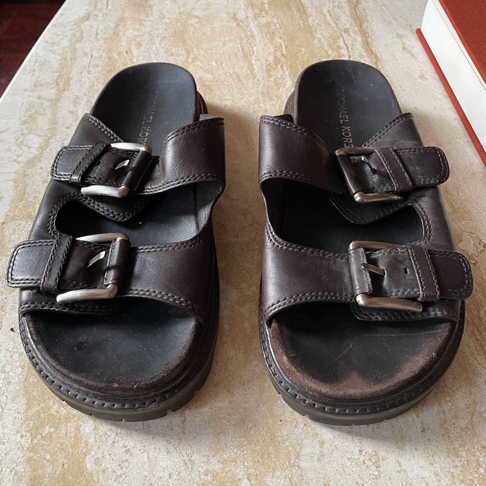 Michael Kors Graham Leather Sandal